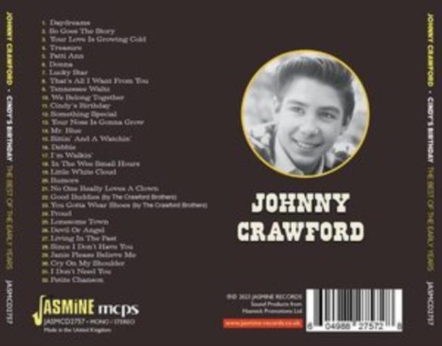 Cindy\'s Birthday (Johnny Crawford) (CD / Album (Jewel Case))