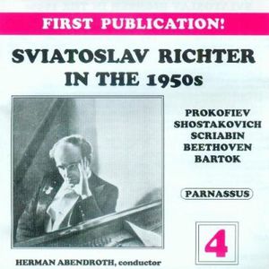 Sviatoslav Richter in the 1950s (CD / Album)