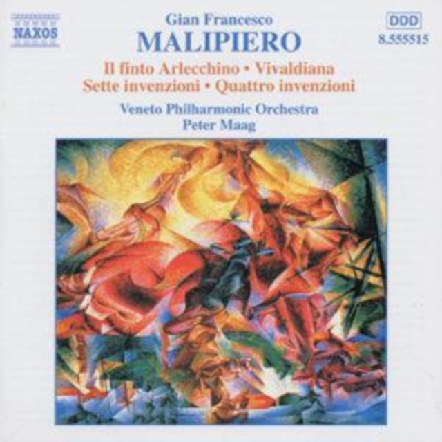 Malipiero: Il finto Arlecchico / Vivaldiana / Invenzioni (CD / Album)