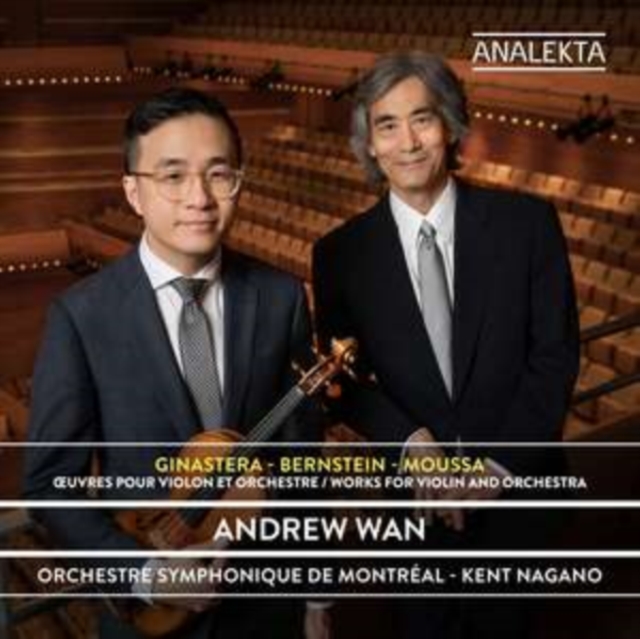 Ginastera/Bernstein/Moussa: Works for Violin and Orchestra (CD / Album (Jewel Case))