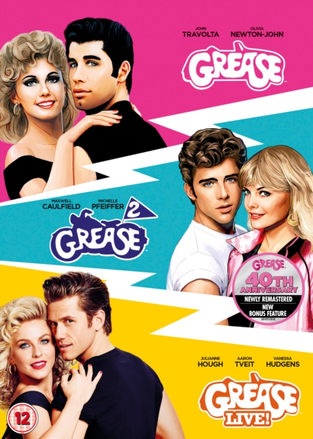 Grease/Grease 2/Grease Live! (Thomas Kail;Alex Rudzinski;Randal Kleiser;Patricia Birch;) (DVD / Box Set)